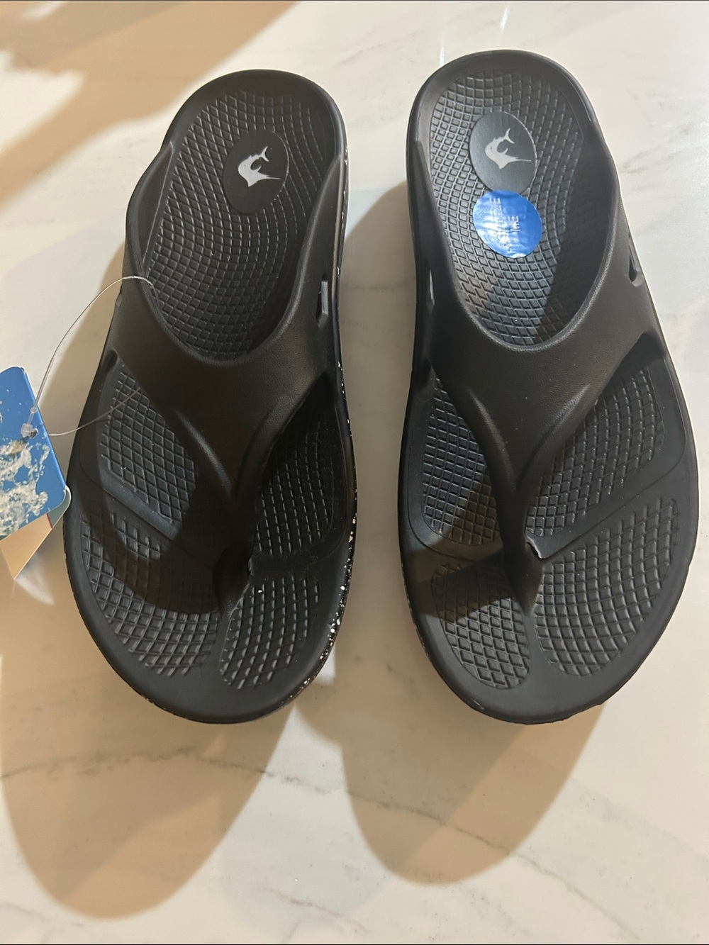 Black men Flip Sandals - Comfort Footbed